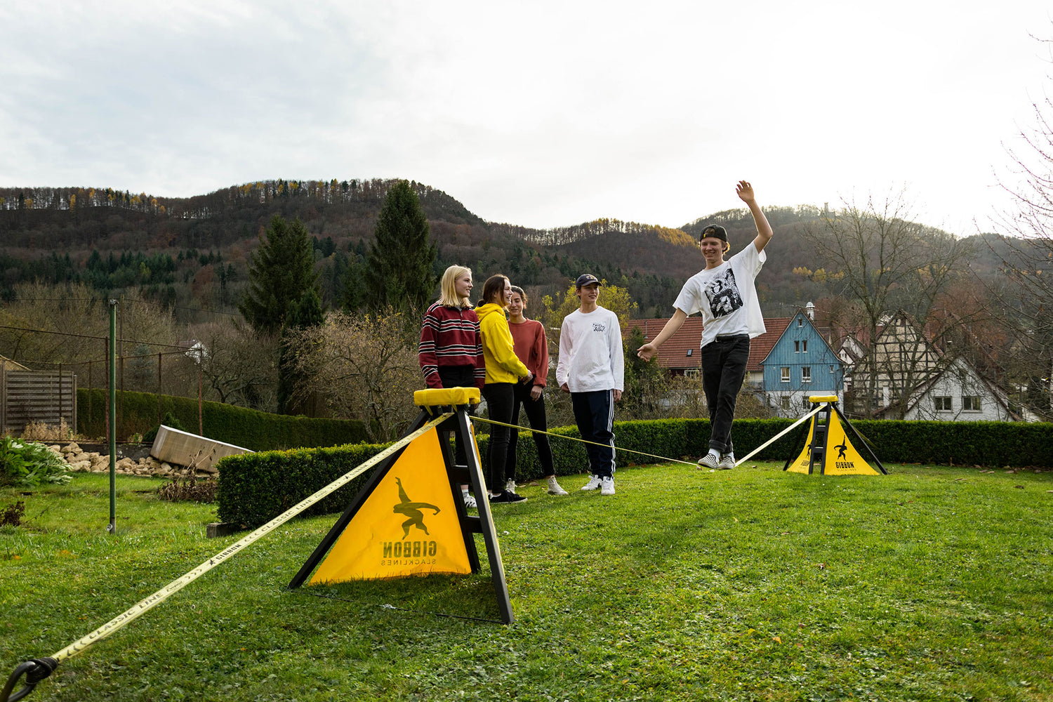 Slackline ohne Baum | GIBBON Slacklines