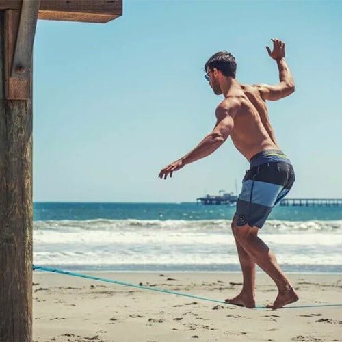Surfing and Slacklining - GIBBON Slacklines