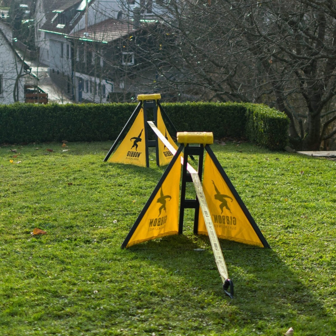 Slackline without Trees | GIBBON Slacklines - GIBBON Slacklines