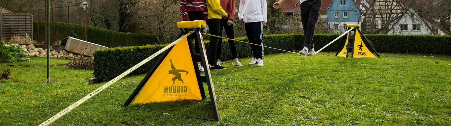 Slackline ohne Baum | GIBBON Slacklines