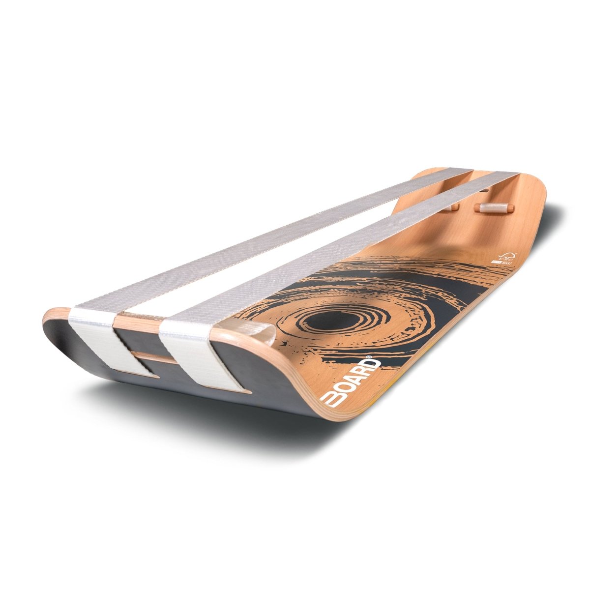 GIBOARD Active Set Black / White / Double Slackline - Gibbon Slacklines