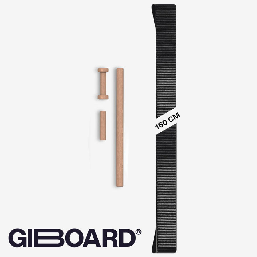 GIBOARD WEBBING - PURE BLACK - Gibbon Slacklines
