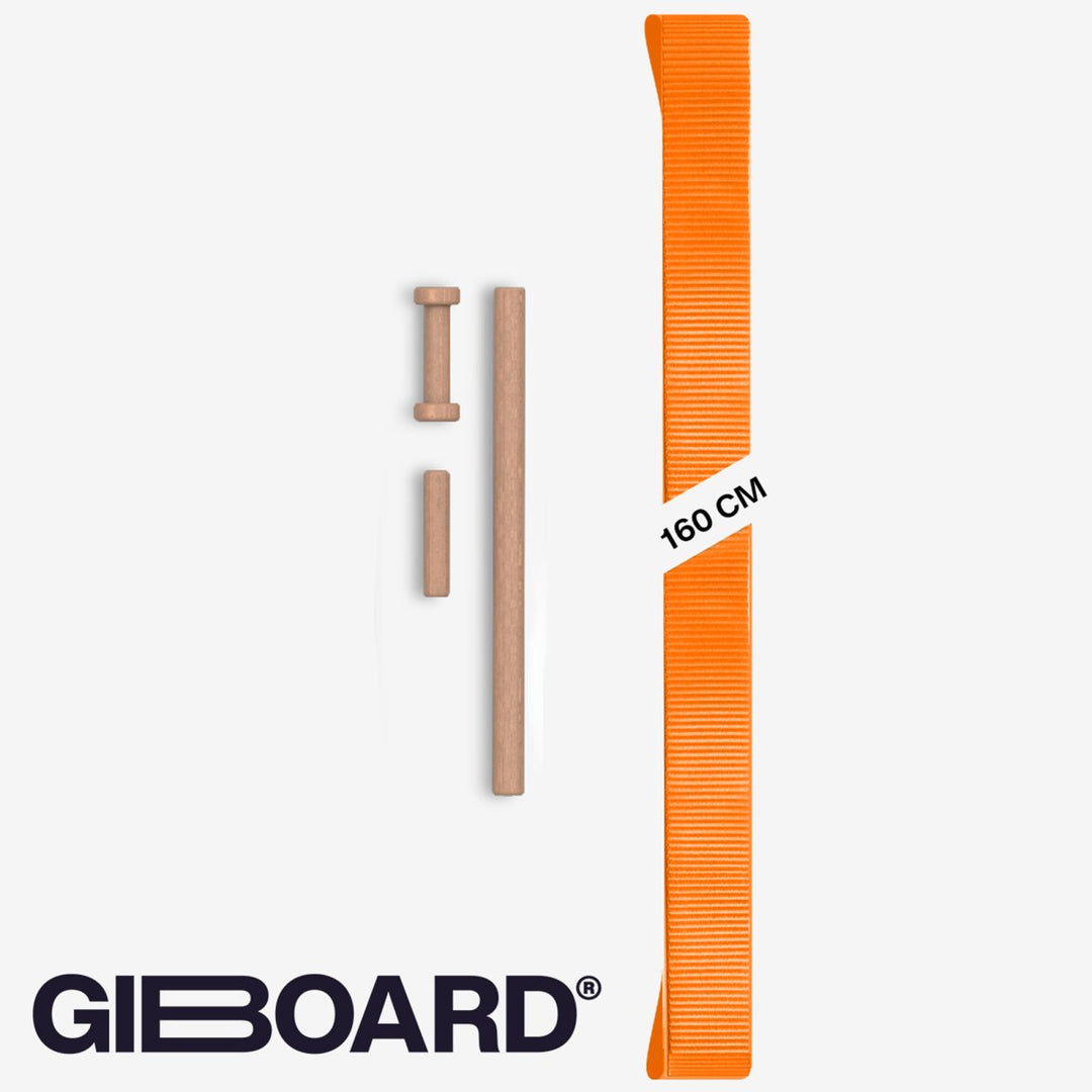GIBOARD WEBBING - PURE ORANGE - Gibbon Slacklinesslackline #gibbonslacklines