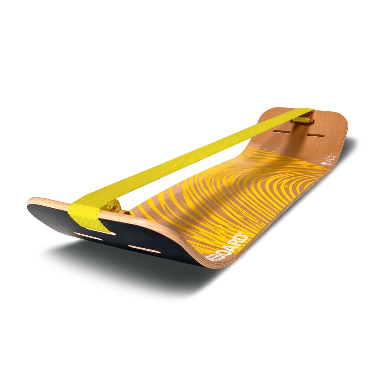 GIBOARD Zen Set Yellow / Yellow / Single Slackline - Gibbon Slacklines