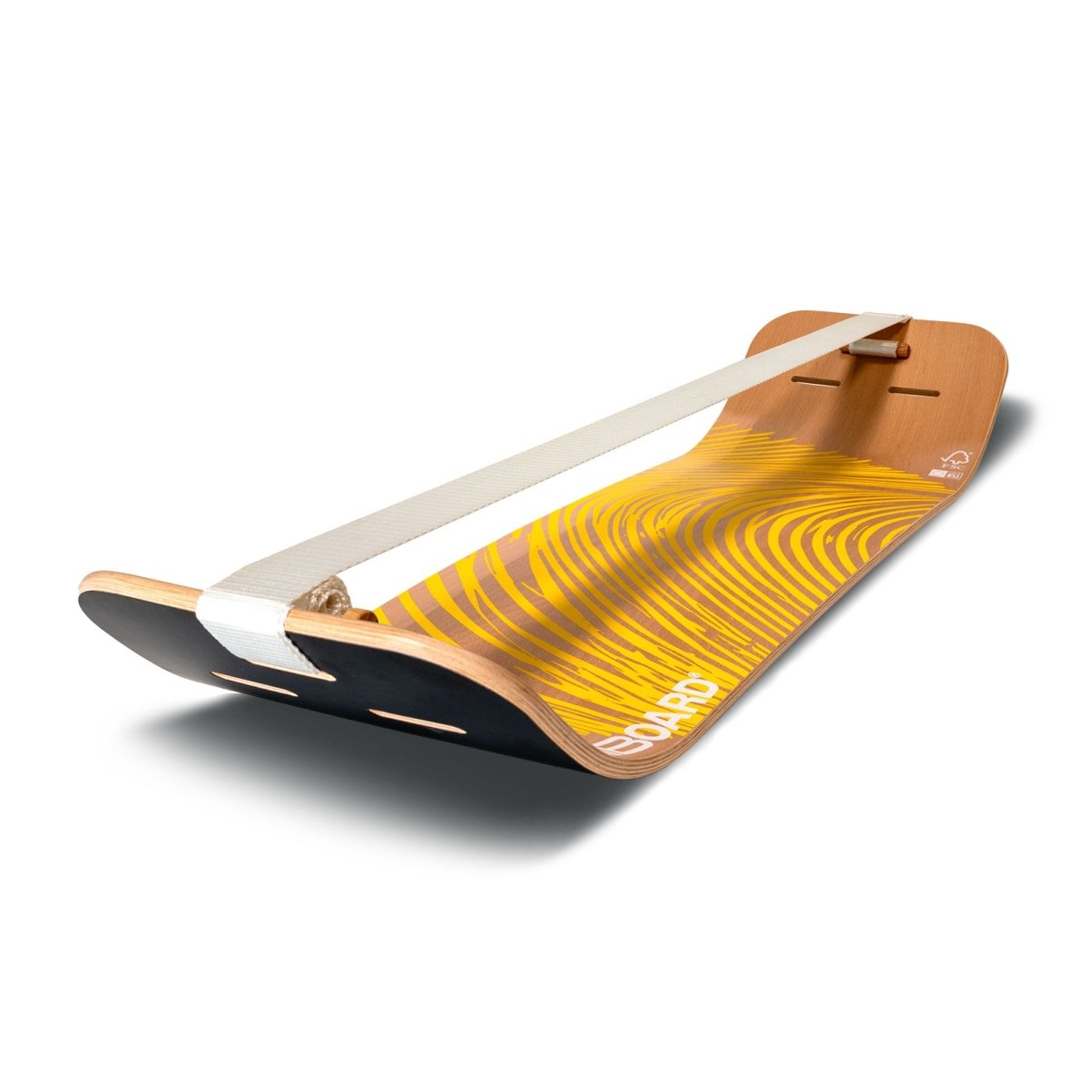 GIBOARD Zen Set Yellow / White / Single Slackline - Gibbon Slacklines