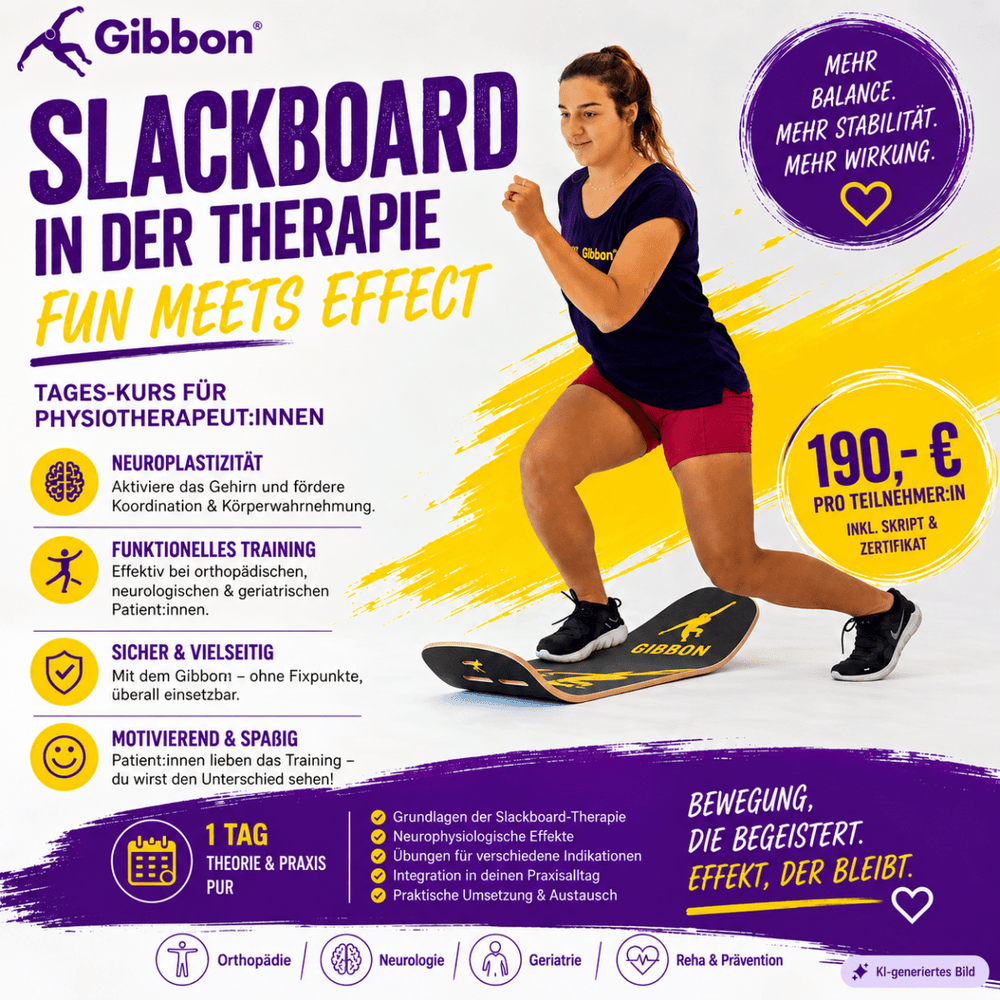 Slackline in der Physiotherapie – fun meets effect - shop_name balancetraining