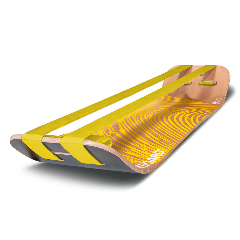 GIBOARD Zen Set Yellow / Yellow / Double Slackline - Gibbon Slacklines