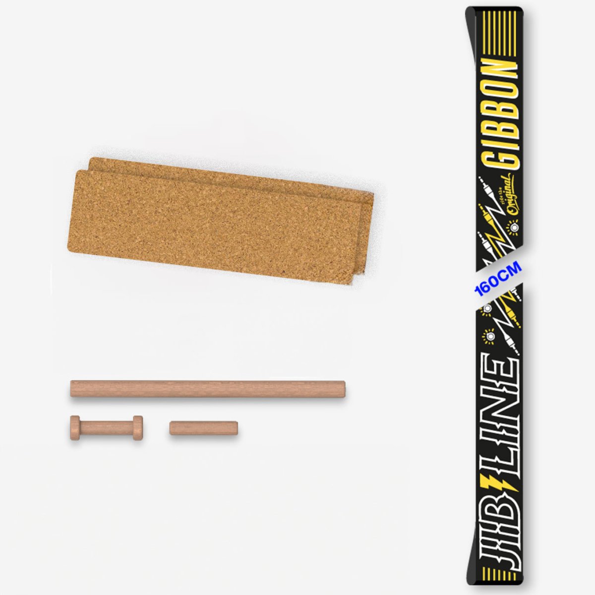 Webbing set - JibLine inkl. Corq Pads - Gibbon Slacklines