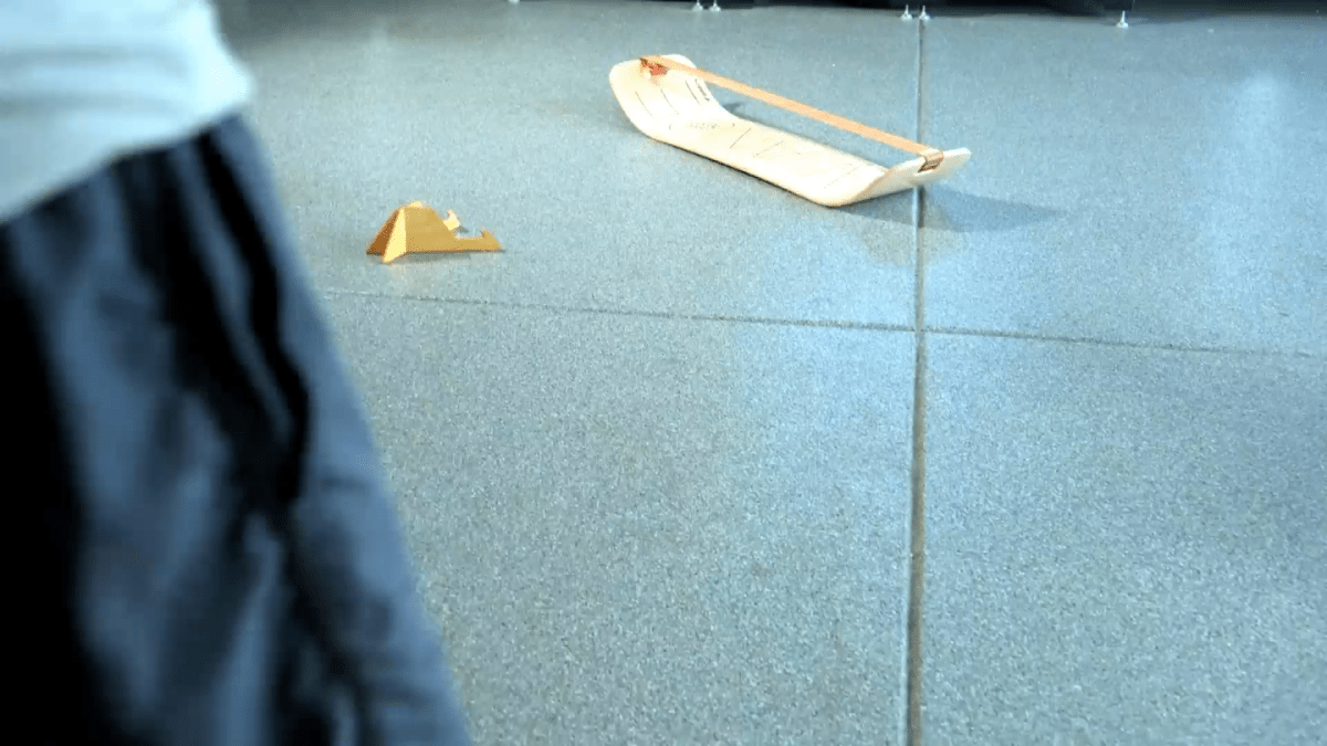 Child-friendly SlackBoard balance training setup