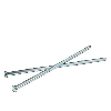 SlackYard ground screws and hex adapter